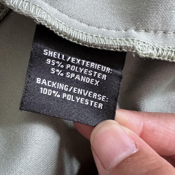 Bagatelle Collection Jacket Womens Large Sage Faux Suede Snap Shacket Collared - Picture 10 of 14